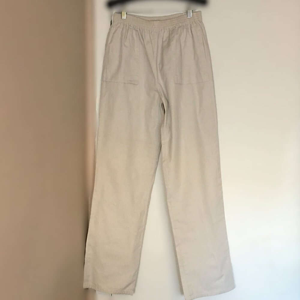 Vintage 𝐂𝐇𝐑𝐈𝐒𝐓𝐈𝐀𝐍 𝐃𝐈𝐎𝐑 "Actifs" Cotton Pull-On Pants - Picture 3 of 8
